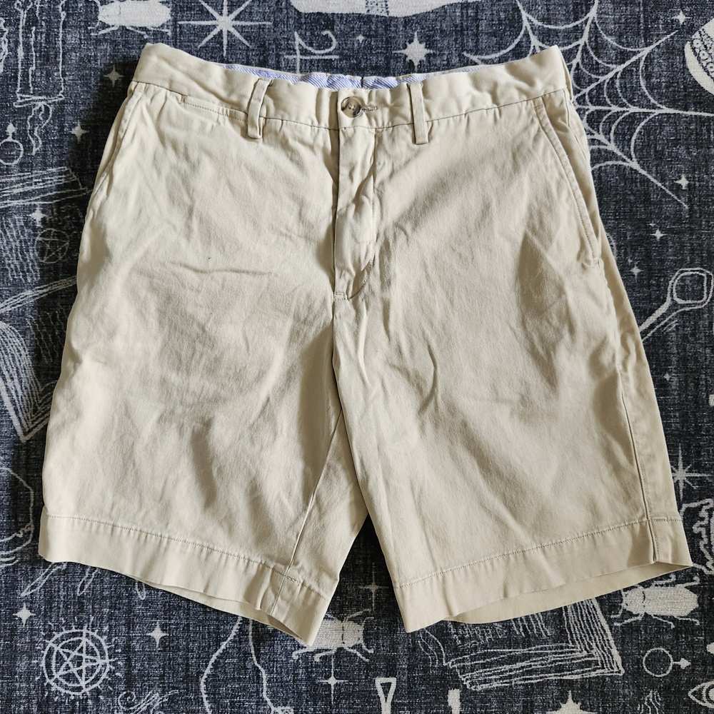 Polo Ralph Lauren Men's Cream Flat Front Shorts